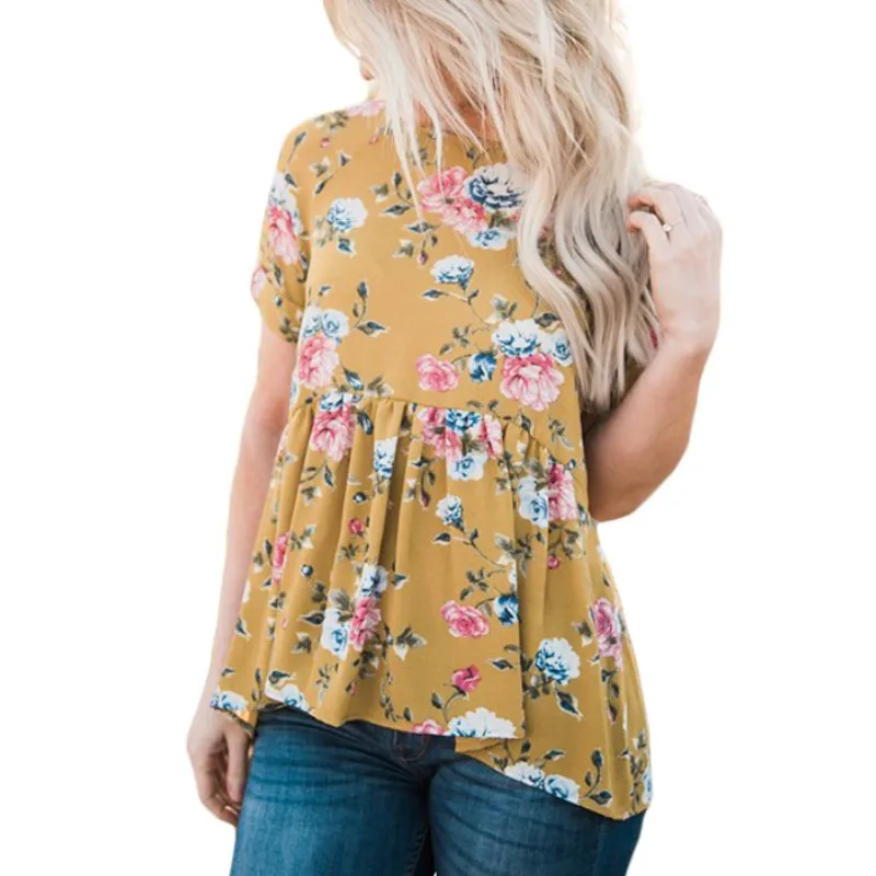 Yellow-Lace-up-Back-Floral-Ruffle-Top-LC250142-7-1_conew1