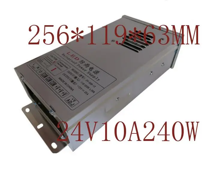 S-250-24 250 W 24 V DC 10A одиночной группы импульсный источник питания непромокаемые питания