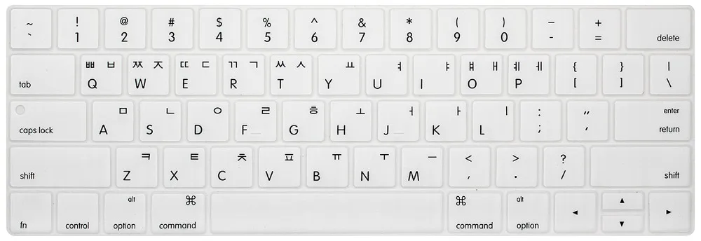 Корейская клавиатура кожи для Macbook Pro 13 &quotA1706 15&quot A1707 с сенсорной панелью США