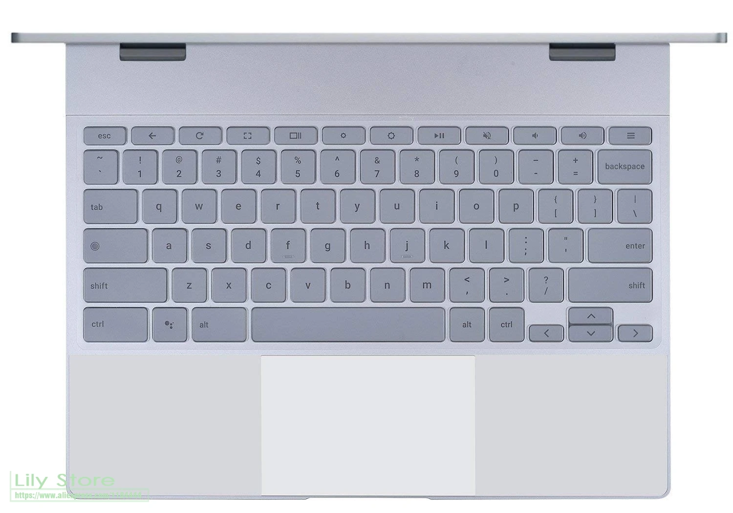 

Laptop Keyboard Cover skin Peotector for Google Pixelbook 12.3" Touch-Screen Chromebook Tablet 2017 Released US Layout
