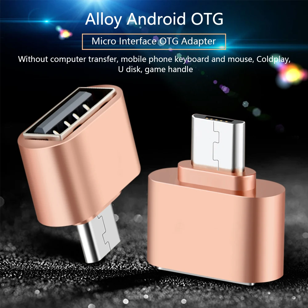 Мини микро USB OTG Hug конвертер для камеры планшета MP3 адаптер Samsung Galaxy S3 S4 Sony LG