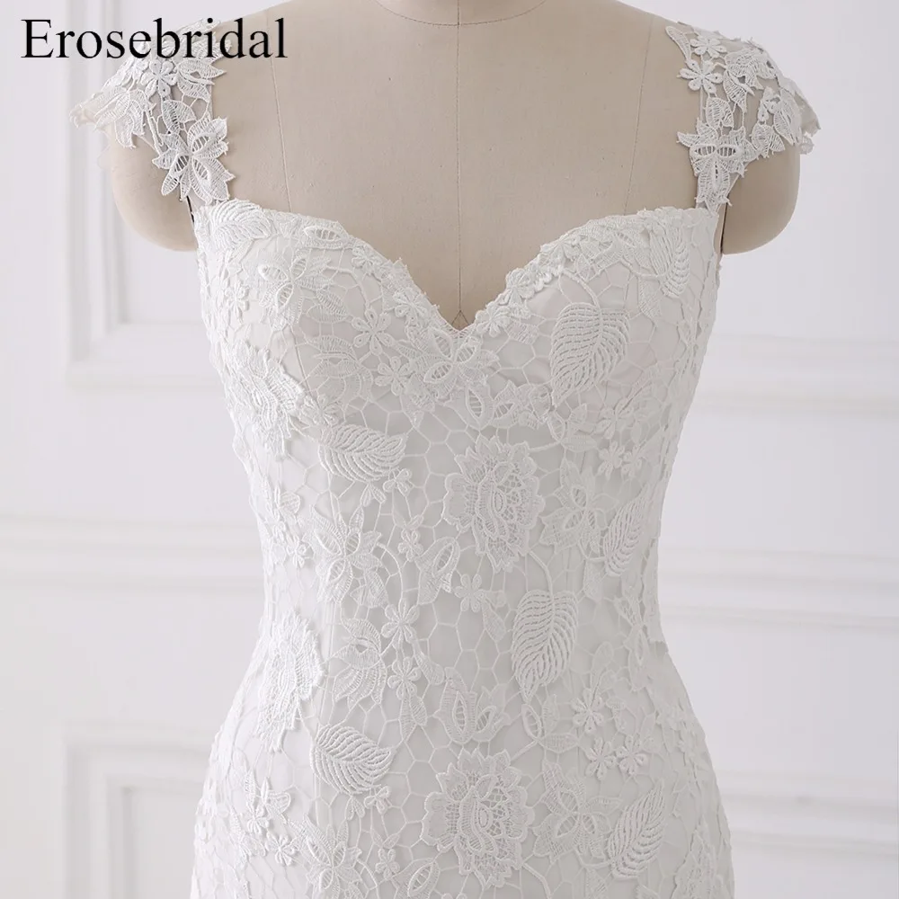 Сексуальное иллюзионное свадебное платье Erosebridal ТРАПЕЦИЕВИДНОЕ богемное свадебное платье es на молнии сзади элегантное милое платье Vestido De Noiva