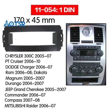 

Car Radio fascia for CHRYSLER 300C 2005-07 PT Cruiser 2006-10 DODGE Charger Jeep Mitsubishi Trim kit surrounded Frame panel face