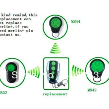 Мерлин M832 M842 M844 230 т 430r запасной пульт дистанционного управления подходящий DHL