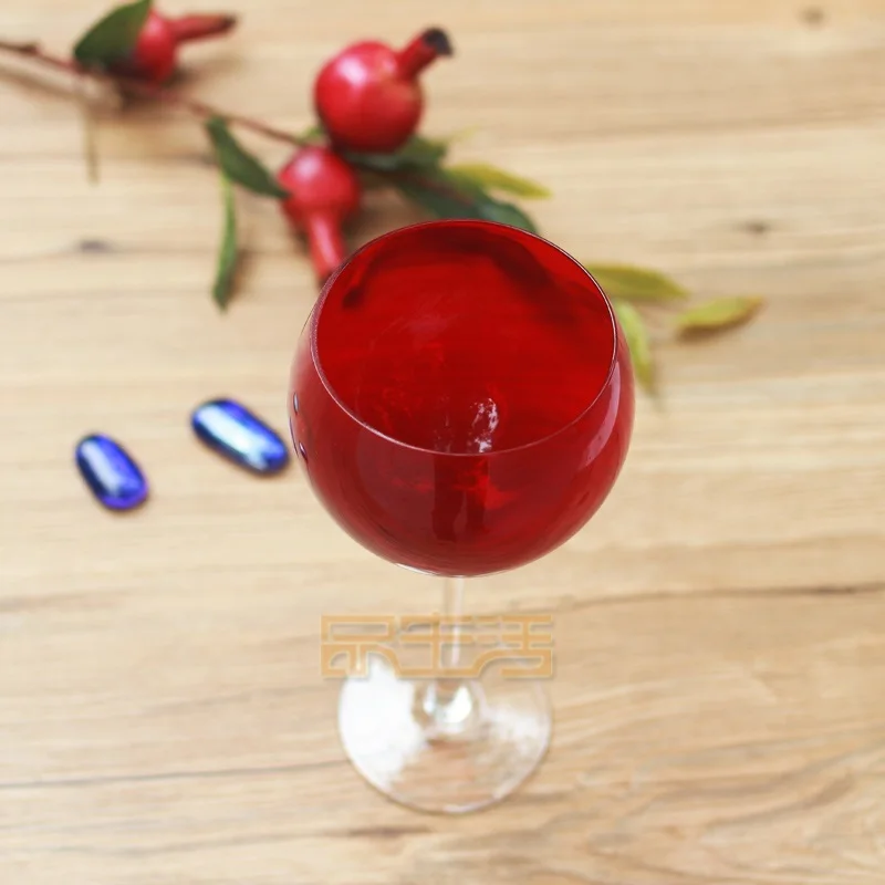 Американский бессвинцовый бокал рубиновый для красного вина шампанского|red wine