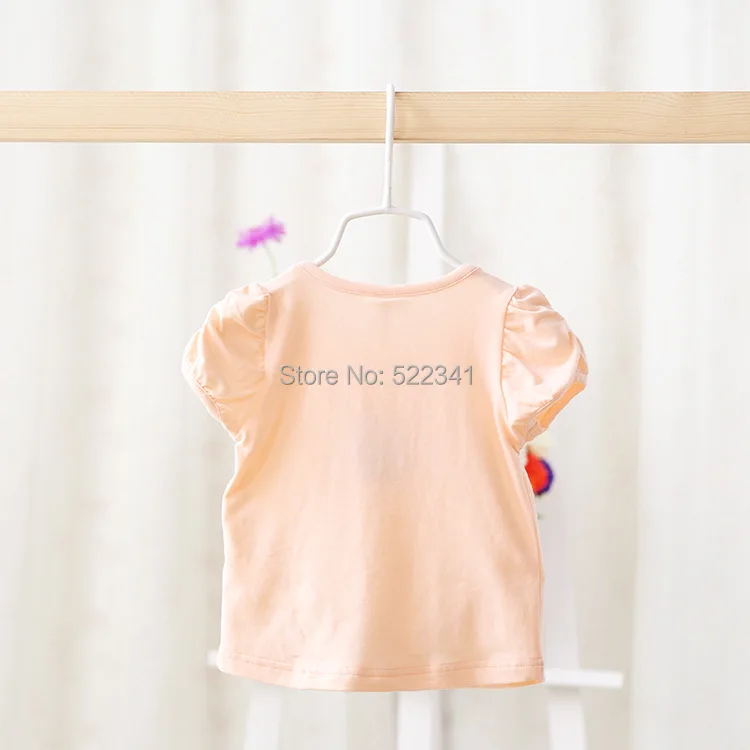 Лидер продаж, лето г., модная Кружевная футболка с короткими рукавами для маленьких девочек топы для детей, милые детские топы принцессы, футболки