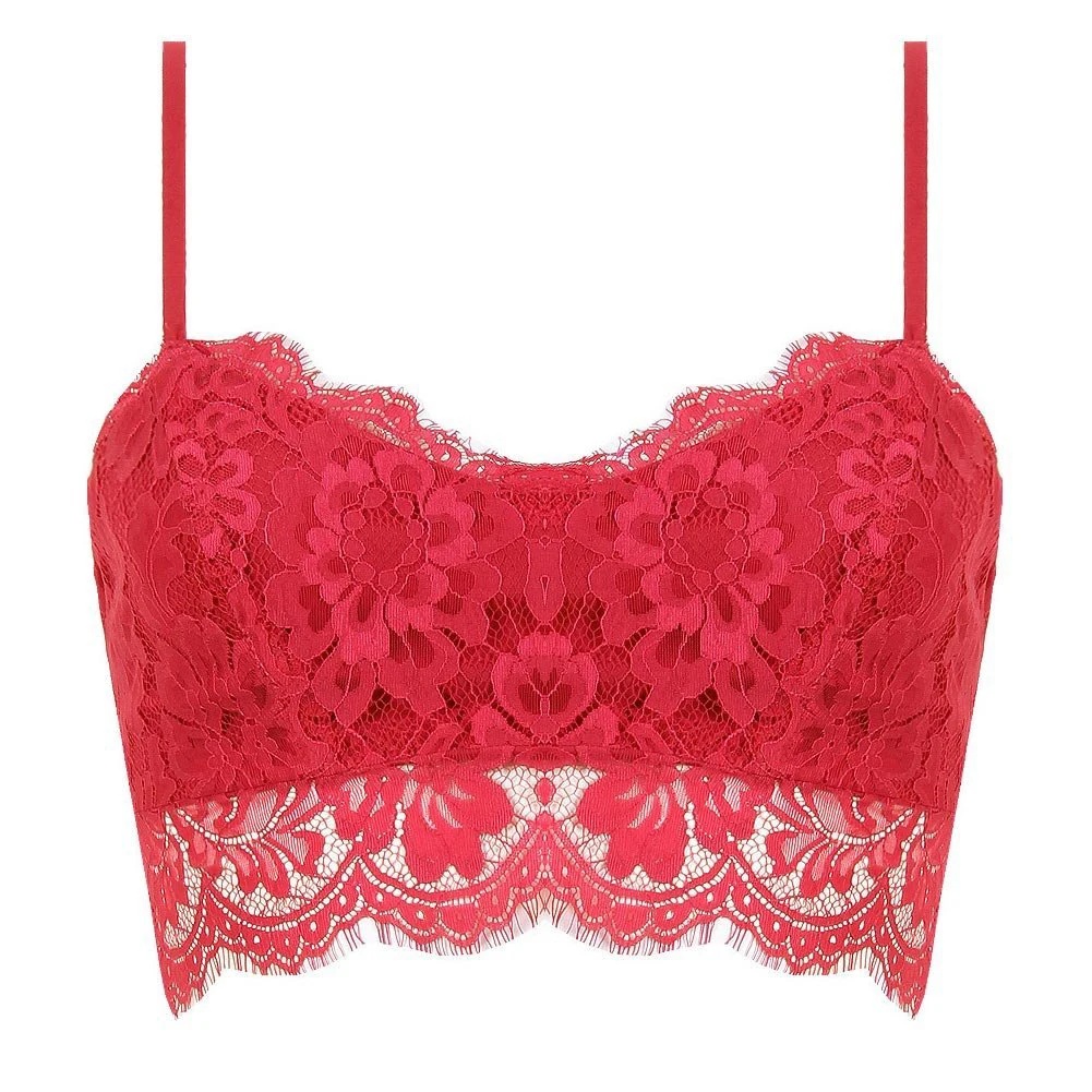 red bra tops
