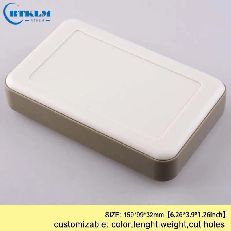 

5pcs handheld plastic box for electronic project diy junction box abs plastic enclosure Desktop shell 159*99*32mm