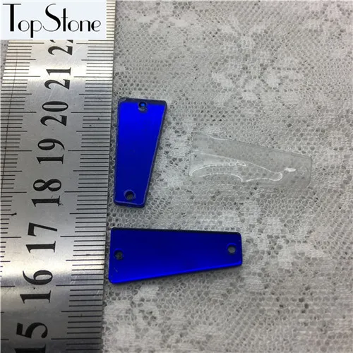 11N 11X27MM TopStone 30 стилей синие зеркальные пришивные стразы сапфировые акриловые пришивные камни 30 шт. для украшения платья - Цвет: 11N 11X27MM