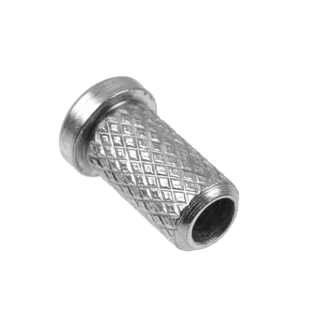 Finest Pack of 6 Iron Guitar Through Body Ferrules Bushings for Fender Electric Guitar Parts