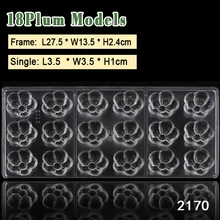 BAKEST сливы Форма Шоколад Плесень fondatn Инструменты для тортов Формы для выпечки торта плесень