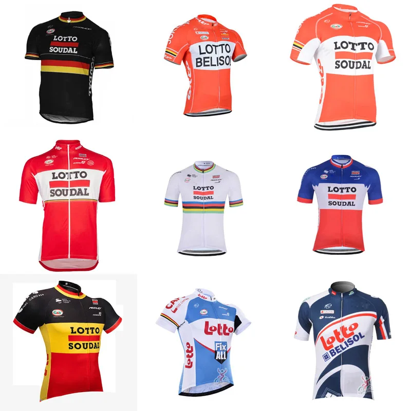 

LOTTO 2019 Pro Men Cycling Jersey Summer Team Short Sleeve Cycling Bike Clothing Ropa Ciclismo Bicycle Sportswear G1904
