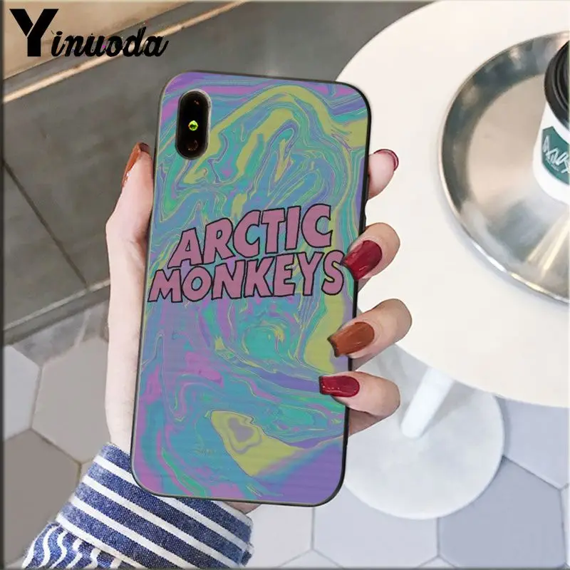 Yinuoda arctic monkeys красочные милые аксессуары для телефонов Чехол для iPhone X XS MAX 6 6S 7 7plus 8 8Plus 5 5S XR - Цвет: A6