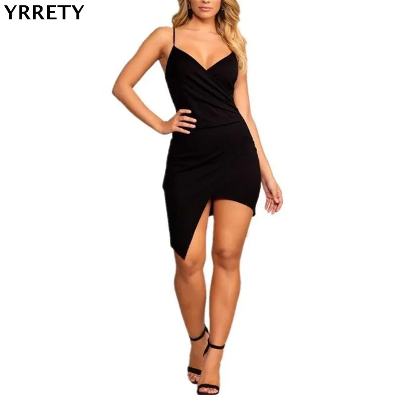 YRRETY 2018 Summer Party Women Dress Sexy Night Club Dresses Mini