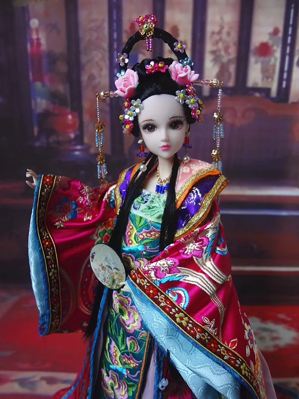 

Vintage Chinese Ancient Beauty Doll Collectible Tang Dynasty Princess Dolls Pretty Oriental Doll Toys For Girls