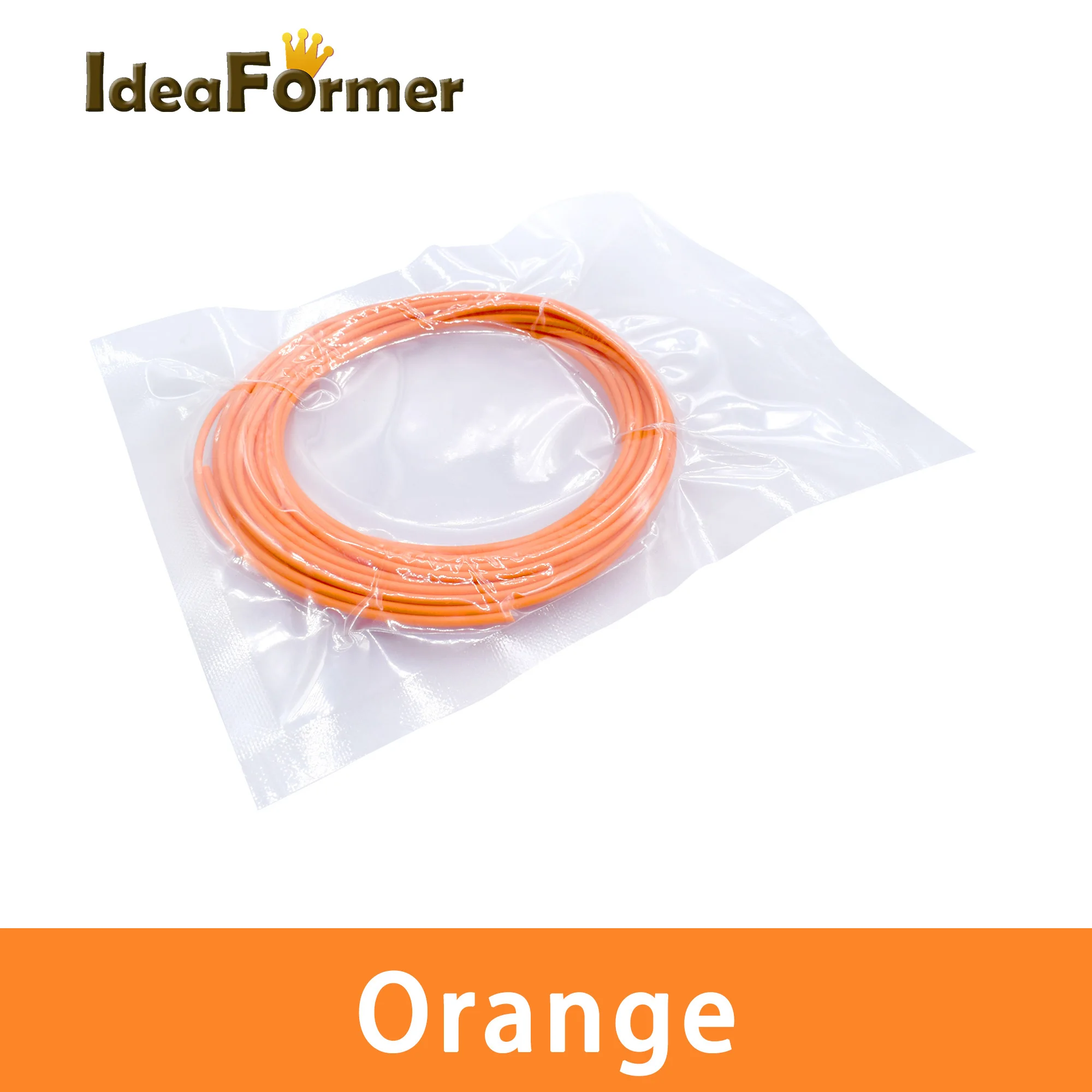 3D печать Ручка низкотемпературная нить PCL пластик 1,75 мм 3d принтер нить материал s(5 м/цвет) криогенный материал - Цвет: Orange