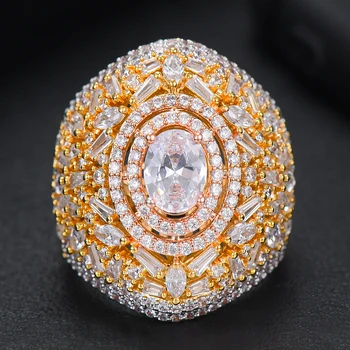 

GODKI 3 Colors Charms AAA Cubic Zircon Gorgeous Wide Fingers Rings For Women Luxury Bridal Wedding Engagement Rings Jewelry