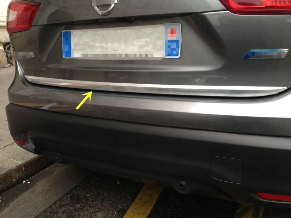 

For Nissan Qashqai 2014 2015 Car Styling Exterior ABS Rear Gate Lid Cover 1pcs
