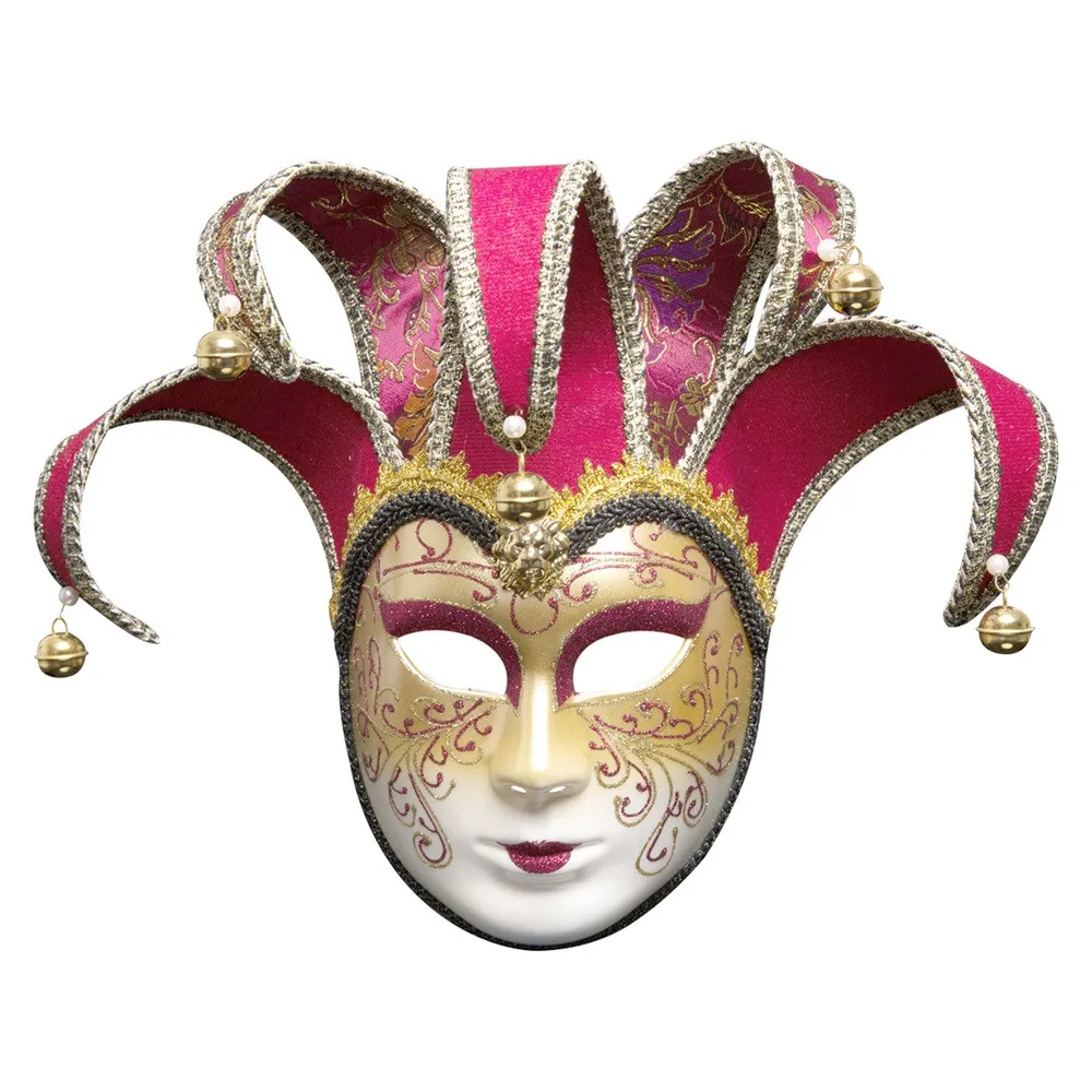 Ужасная маска на все лицо 2019 венецианская ужасная Джокера страшная для маскарада