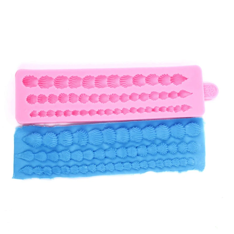 

Beautiful Shell Shape Silicone Cake Molds Fondant Cake Decorating Tools Candy Chocolate Baking Mold DIY Pastry Cookie Cutter