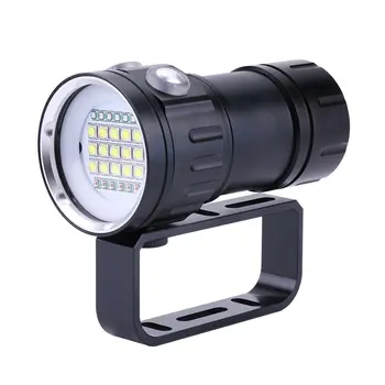 

Diving Flashlight 18000 Lumen Scuba Dive Lights 500M Underwater LED Flashlight Submersible Lights for Outdoor Under Water Sports