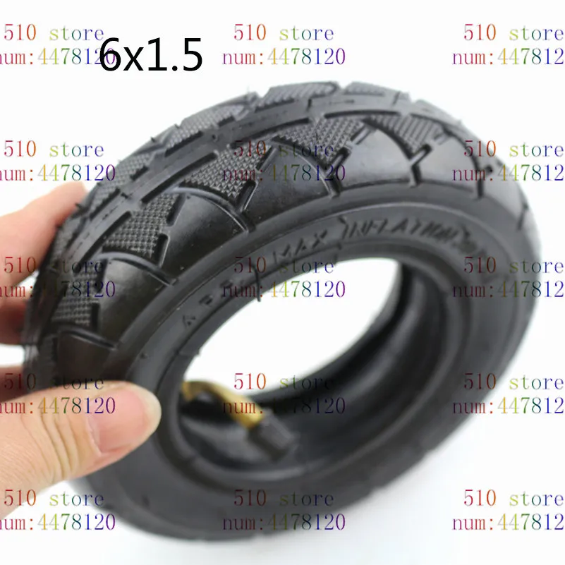 Мини шины для электроскутера 6 дюймов пневматические шины камера для колеса 6X1 1/2 6x1,5 электрический скутер стул грузовых шин
