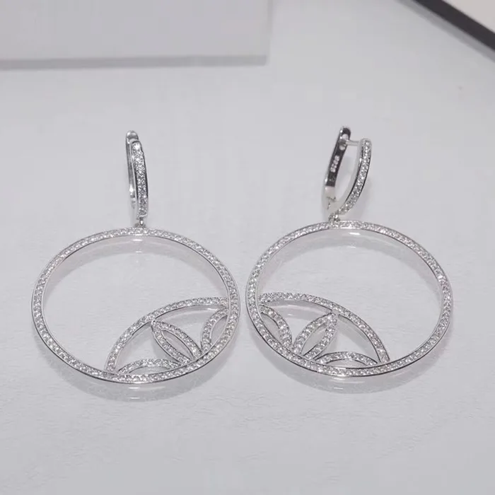 

Designer Fashion 925 Sterling Silver Jewelry 3A Cubic Zirconia Party Earring