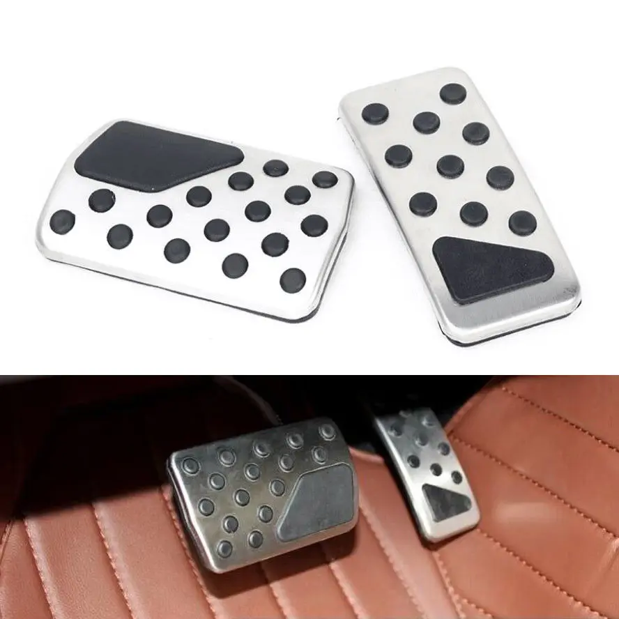 BBQFUKA AT Non Slip Gas Fuel Brake Pedal Pad Foot pedal Accelerate
