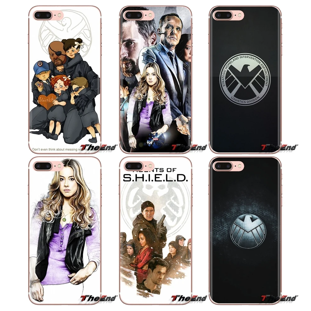 

For Huawei G7 G8 P7 P8 P9 P10 P20 P30 Lite Mini Pro P Smart Plus 2017 2018 2019 TPU Bag Case Marvel S.H.I.E.L.D Agents of Shield