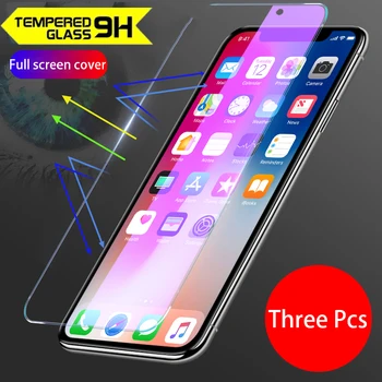 

3Pcs/lot Full Tempered Glass For Huawei nova2plus Screen Protector 9H 2.5D Anti Blu-ray Toughened glass