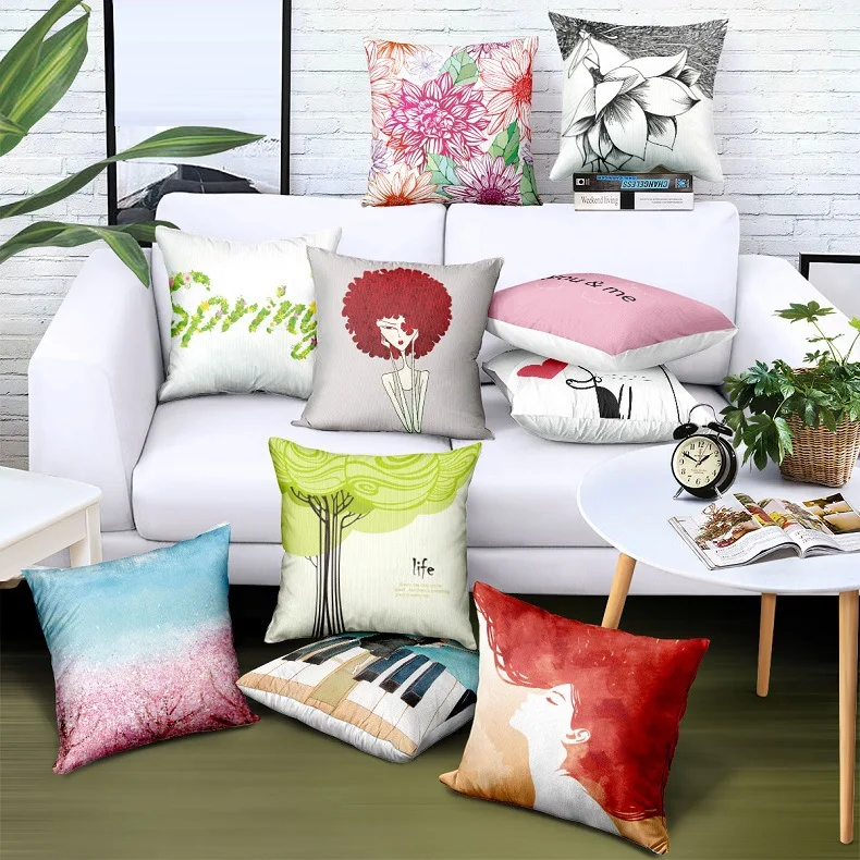 المنزل مكتب أريكة الزخرفية غطاء الوسادة 45*45 سنتيمتر جودة المطبوعة المخدة مقعد كرسي الأريكة سيارة وسادة الخصر غطاء BZ119 المنزل مكتب أريكة الزخرفية غطاء الوسادة 45*45 سنتيمتر جودة المطبوعة المخدة مقعد كرسي الأريكة سيارة وسادة الخصر غطاء BZ119