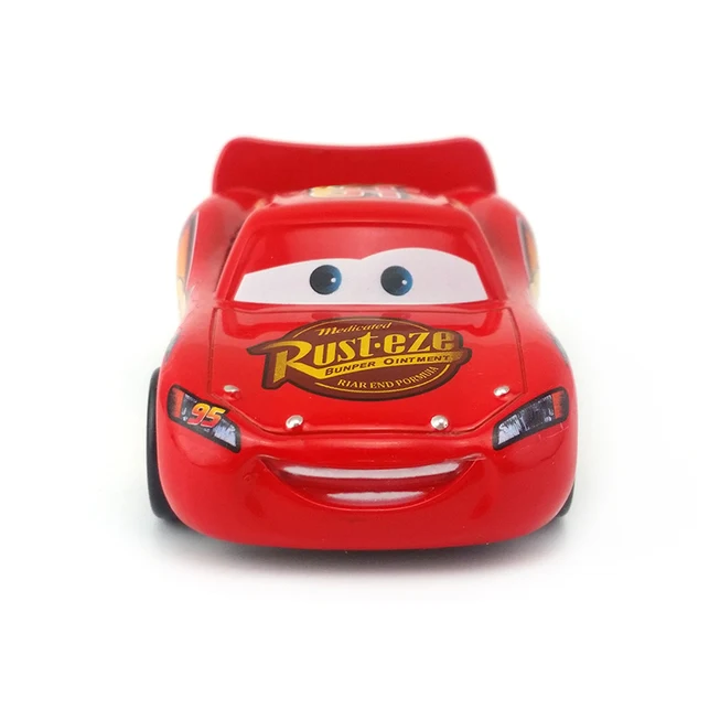 Disney Pixar Cars Gold Dinoco синий черный полицейский Молния Маккуин литой игрушечный автомобиль для детей 1:55 Свободный бренд и