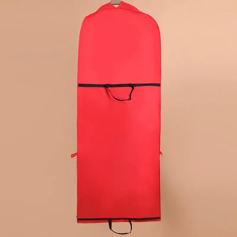 1 шт. свадебное платье Пылезащитная сумка портативный складной мешок для хранения двойного использования простая сумка протектор с молнией для домашнего гардероба сумка для хранения