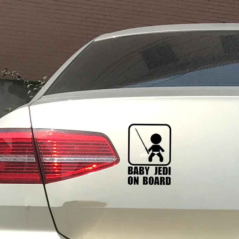 1pc SEEYULE Baby Jedi on Board Car Stickers Creative Funny Cute Vinyl Decal Car Styling Trunk Door Decoration Baby Take Sword 1pc SEEYULE Baby Jedi on Board Car Stickers Creative Funny Cute Vinyl Decal Car Styling Trunk Door Decoration Baby Take Sword