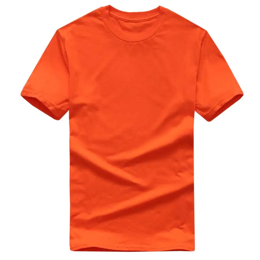 Новая Однотонная футболка мужская черная и белая хлопковая футболка Летняя футболка для скейтборда Футболка для мальчика футболка для скейта Топы - Color: Orange