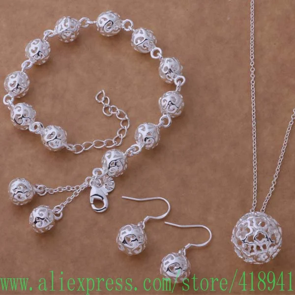 

925 sterling silver Jewelry Sets Earring 317 + Necklace 338 + Bracelet 267 /eetamwaa bfvajxca AS225