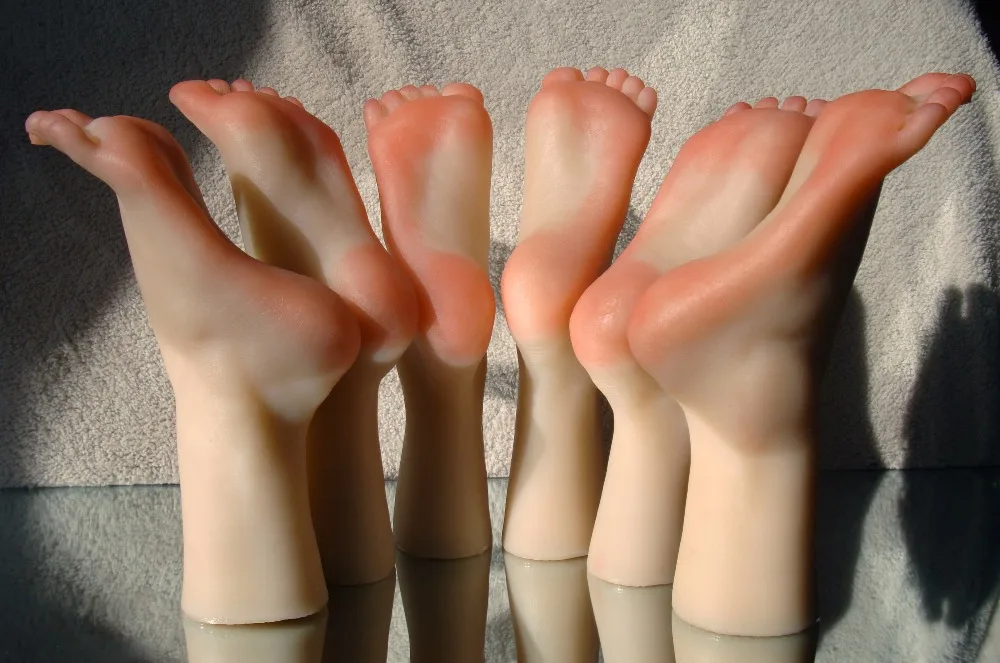 Горячая женские силиконовые ноги манекена ноги на дисплее
