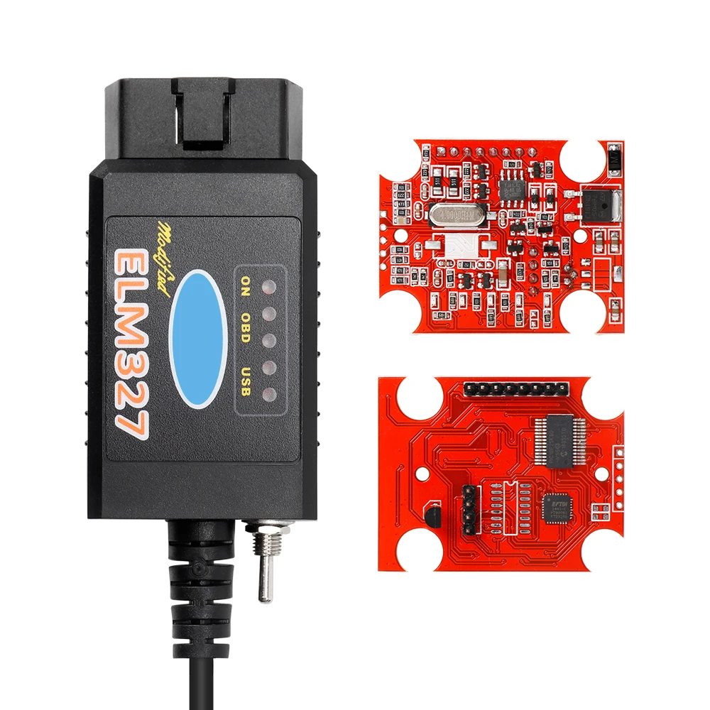 ELM327 USB FTDI PIC18F25K80 чип ELMconfig считыватель кодов для Fo-rd HS CAN/MS CAN для сканирования ELM 327 Bluetooth OBDII диагностический инструмент