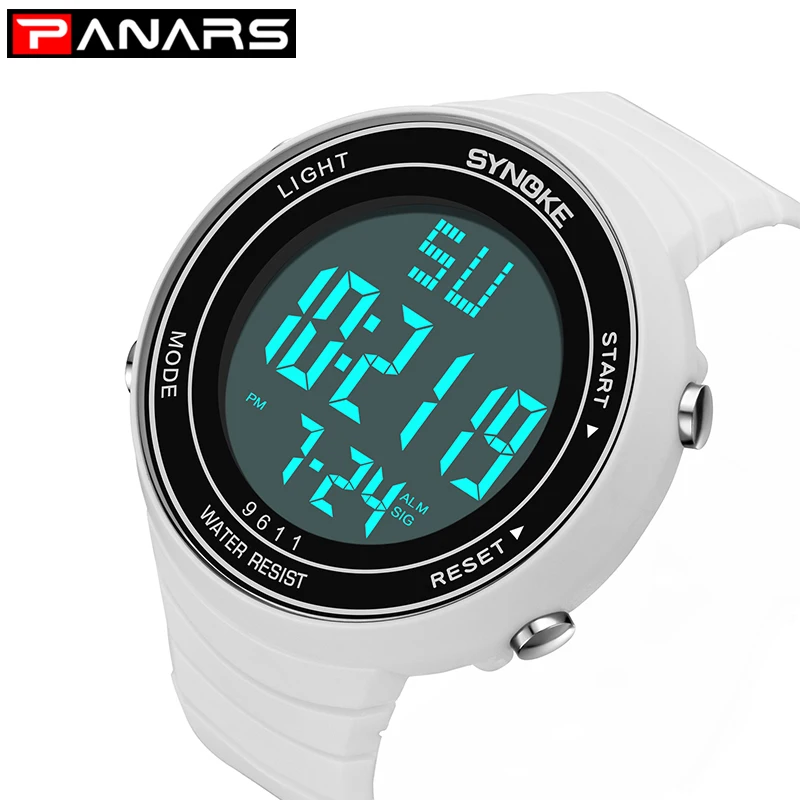 

PANARS Sport LED Waterproof Wrist Watch Luxury Men Analog Digital Military Army Watch Men relogio kol saati Sport Watches 2019
