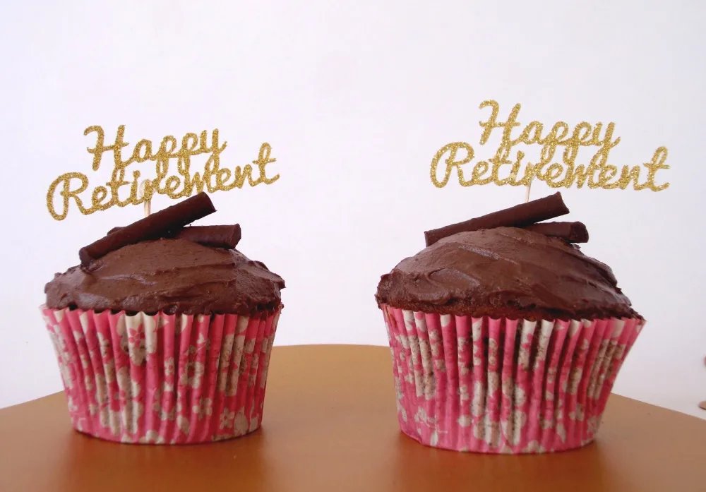 Happy Retirement Cake Topper Retirement Party Cake Topper
