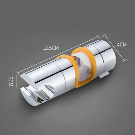 Универсальный 18-25 мм O.D. Регулируемый держатель кронштейна для ручного душа для ползунок слайдера для ванной комнаты ABS хромированный