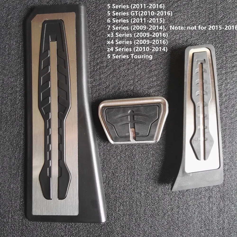 

DEE Pedal Plate Pad For BMW New 1 2 3 4 5 6 7 series GT X3 X4 X5 X6 Z4 F10 F15 F30 F31 F34 LHD AT Brake Gas Accelerator