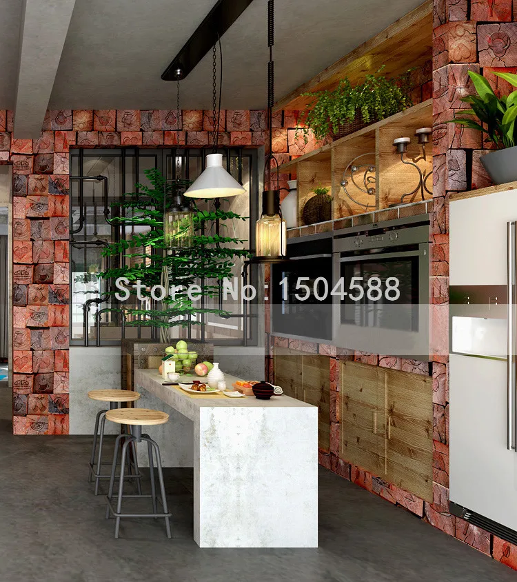 3D настенная бумага, индивидуальная винтажная Имитация древесины, текстура ПВХ, виниловая настенная бумага, кафе, ресторан, гостиная, фон для стен, 3D скачать