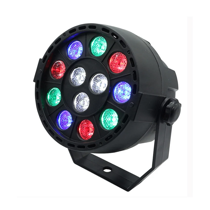 

Thrisdar DMX512 15W Par RGBW LED Stage Effect Light 12Leds Voice Activated DJ Disco Party Light Laser Projector Lamps