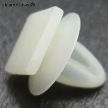 Shhworldsea 100 шт. фиксатор для европейских автомобиль Пластик Зажимы для авто Пластик заклепки, крепеж Пластик фиксатор обивки клип