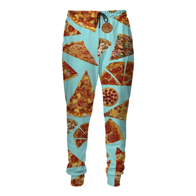 

Fashion Pizza Sweatpants Pepperoni Pizza Cheesy 3d Joggers Pants Men/Women Casual Trousers Dropship