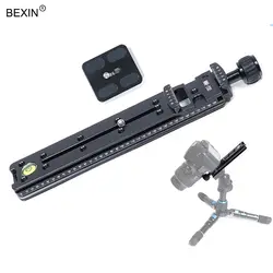 BEXIN Arca-швейцарский алюминиевый быстросъёмный адаптер удлинить штатив зажим с быстроразъемной пластиной и scrws для штатива камеры