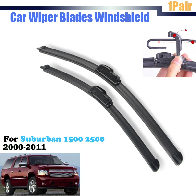 Free Shipping ! Car Soft Rubber Wiper Blades Front Window Windshield