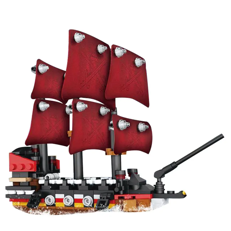 Модель строительных комплектов совместима с лего Пираты Карибы фильм 4 в 1 Черная жемчужина королева Анны Reveage Slient Mary корабль