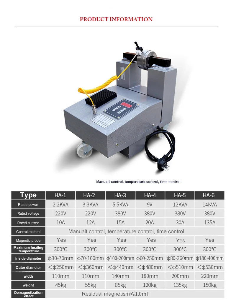 Индукционный нагреватель подшипников электромагнитной индукции компьютерное управление шестерней быстрый выпуск установка HA-1